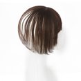thumbnail image 3 of High-Temperature Wire Natural Black Wig Bangs - Seamless Clip-In Hair Piece For Oval,Heart,Round & Long Faces,Dyeable & Stylish,8x11cm, 3 of 7