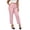 Pink, variant on cfhntfmh Womens Cropped Dress Pants Straight Leg High Waisted Pants Stretchy Business Office Pants with Pockets