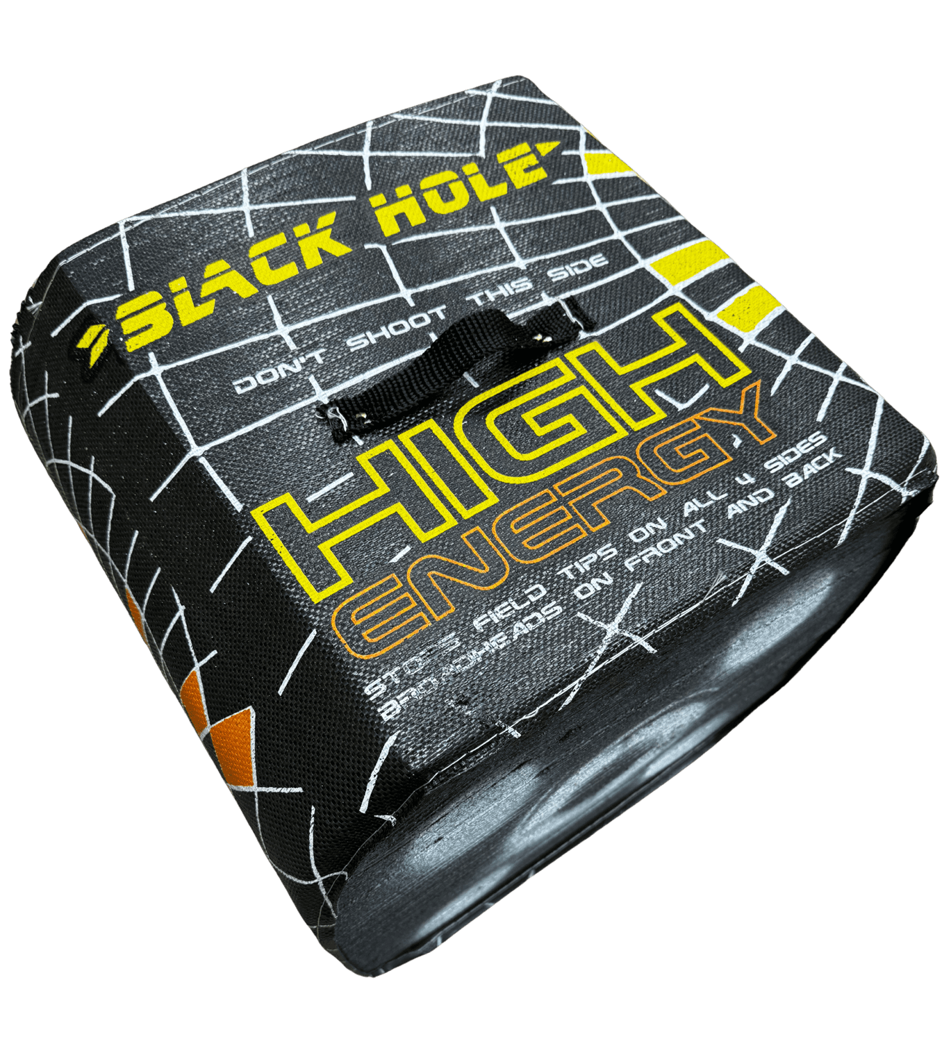 Black Hole High Energy Archery Target, 16", Four Sided Shooting, Crossbow & Compound Bow Capable, 375 FPS+