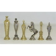 Ital Fama 48M Renaissance Metal Chessmen