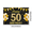 2A, variant on Sparkling Gold Black Happy 50th Birthday Banner with Glittery Elements Background Balloons Party Supplies Birthday Decoration Photography Props