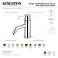 thumbnail image 4 of Kingston Brass LS8225CTL Continental One-Handle Single-Hole Bathroom Faucet with Push Pop-Up Drain, Oil Rubbed Bronze, 4 of 4