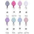 thumbnail image 2 of 1pc Durable Fashion Anti-Lost Clip ID Name Card Clip Retractable Badge Holder Key Ring Lanyards LIGHT BLUE, 2 of 8