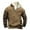 Mens sweatshirt A22 Green, variant on FASHOFT Aztec Cowboy Quarter Zip Pulover Men Long Sleeve Western Shirts Color Block Sweatshirt Comfy Casual Vintage Fall Winter Tops Green M