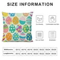 thumbnail image 5 of Nawypu Easter Pillow Covers, Easter Colorful Egg Throw Pillows Outdoor Spring Farmhouse Pillow Case Easter Decorations for Home Couch Sofa, 5 of 5