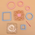thumbnail image 2 of Pompom Makers for DIY Easy to Use with Instruction Plastic Multi Color 4 in 1 Craft Tool Kit, 2 of 8