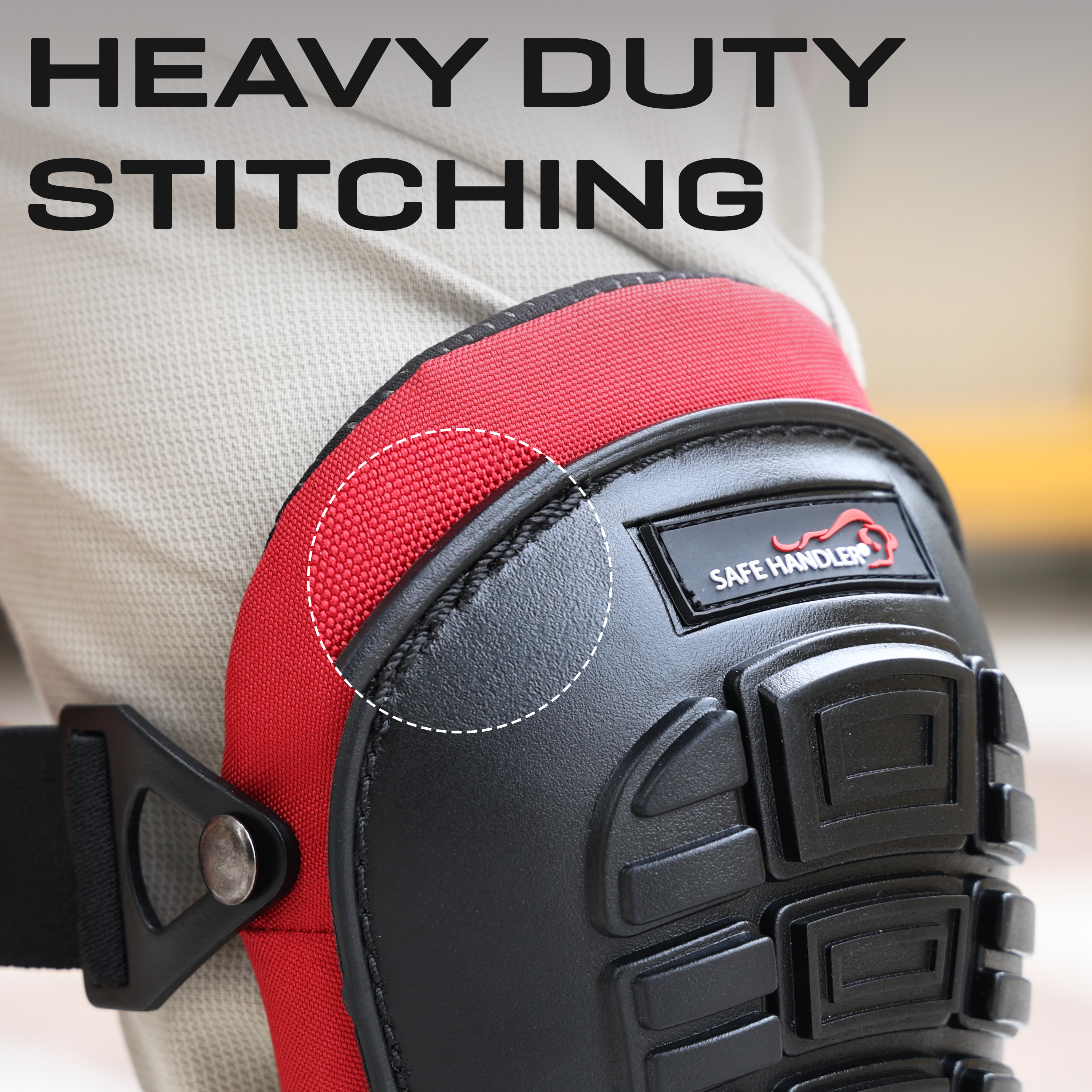 Safe Handler Gel Knee Pads with Foam Cushioning photo 5