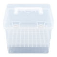 thumbnail image 6 of MANNYA Large Capacity Marker Pen Organizer for Case Hard Plastic Box with Snap Lid Waterproof Portable for Kids Student 80 Slot, 6 of 10