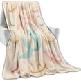 thumbnail image 2 of Cute Mermaid Princess Throw Blanket, Delicious Macarons Dessert Blankets for Bedroom Living Room Couch Decor, Fuzzy Cozy Soft Lightweight Throws, Birthday Gifts for Kids Boys Girls, 50x60 in, 2 of 6