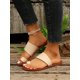 thumbnail image 2 of Women's Strappy Flat Sandals, Open Toe Anti-slip Slides, Outdoor Beach Shoes, 2 of 4