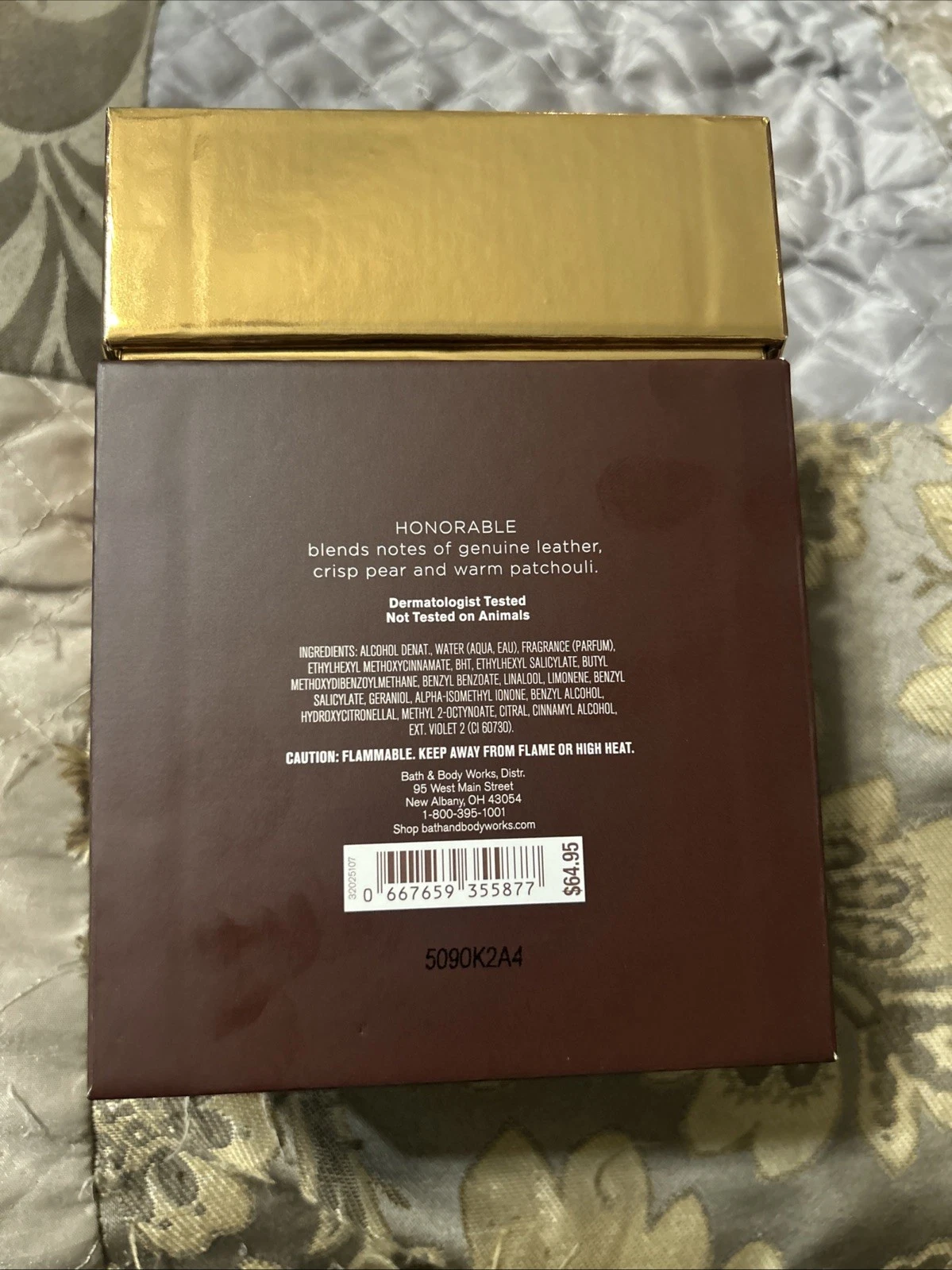 Honorable Cologne by Bath and Body Works - Men's Collection - New 2025 Fragrance - 3.4 fl oz
