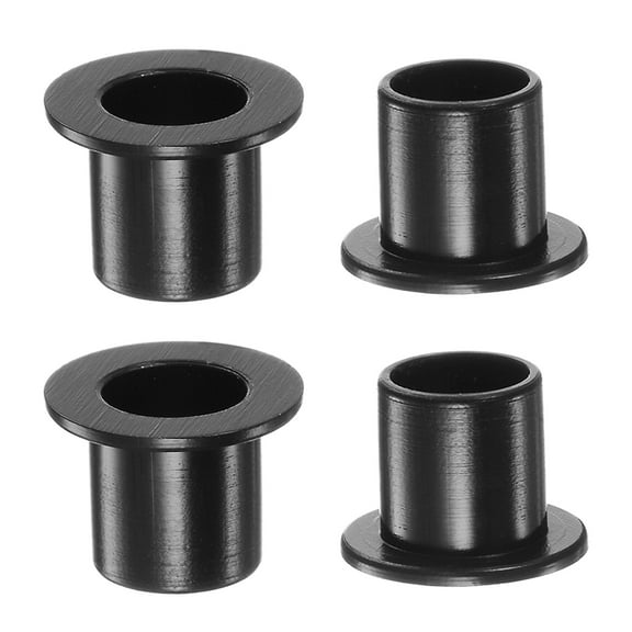 Uxcell 8.2mmx10mmx11mm Flanged Sleeve Bearings Nylon Bushings, Black 4 Pack