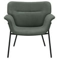thumbnail image 3 of Davina Upholstered Flared Arms Accent Chair Ivy, 3 of 10