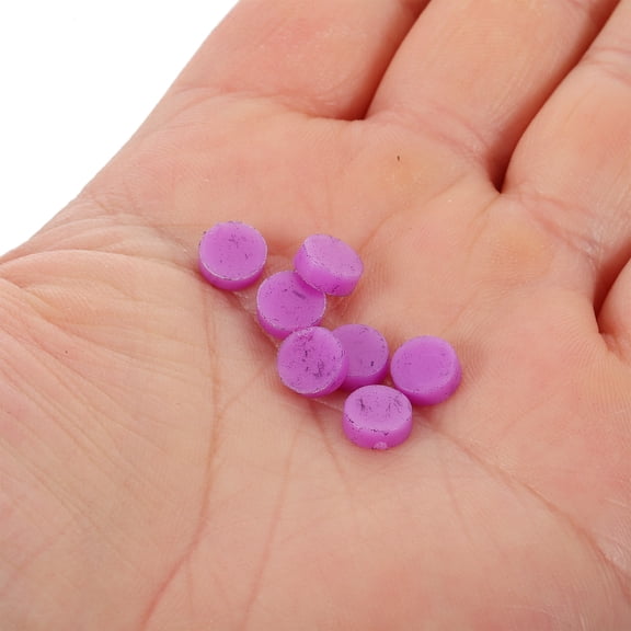 RENACLIPY 20pcs Flute Repair Silicone Plug Purple Round for Air Leakage Prevention in Flute Practice Sessions