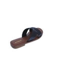 thumbnail image 3 of Bamboo Finest-17 Slip on Women's Cross Strap Sandals in Black, 3 of 4