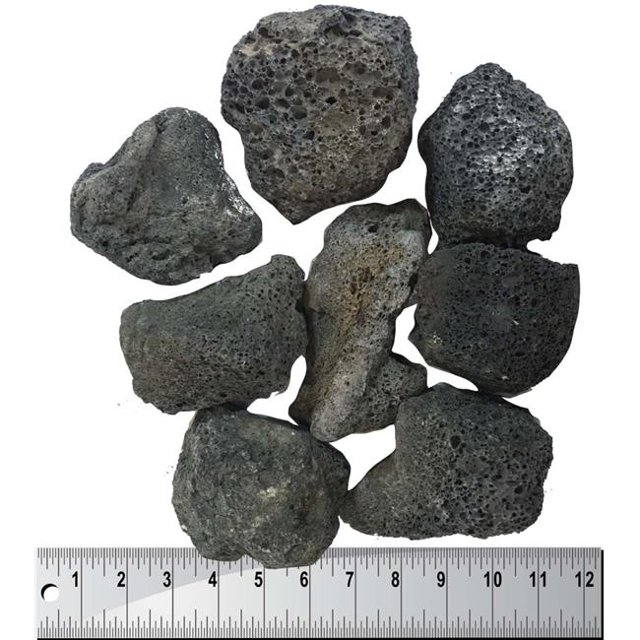 Dagan LR-46 Boîte de Roches de Lave en Blocs, Noir
