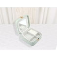 thumbnail image 6 of Unique Bargains PU Leather Jewelry Box Jewelry Organizer with Mirror Green, 6 of 7