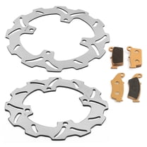 Front Rear Brake Rotors Pads for Suzuki RMZ250 2007-2021 RMZ450 2005-2021