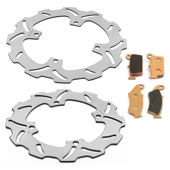 Front Rear Brake Rotors Pads for Suzuki RMZ250 2007-2021 RMZ450 2005-2021