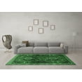 thumbnail image 3 of Ahgly Company Indoor Rectangle Persian Emerald Green Traditional Area Rugs, 2' x 3', 3 of 4