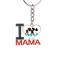 thumbnail image 1 of Ángulo de rotura El soporte del llavero de metal del llavero ama a mamá, 1 of 3