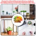 thumbnail image 2 of 8 Uds simulación de suculentas flocado gema flor de plástico flor artificial decoración de plantas verdes, 2 of 6