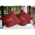 thumbnail image 3 of Simply Daisy 20 inch XOXO Valentines Indoor/Outdoor Throw Pillow, 3 of 4