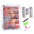 thumbnail image 1 of Pintura de diamantes de imitación, colores brillantes, estilo religioso, relajante, Kit de arte de dibujo DIY para decoración del hogar, 1 of 14