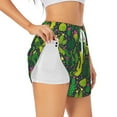thumbnail image 3 of Lsque Cactus 1 Printed Women's Running Shorts with Liner Pockets,Elastic Quick Dry Workout Athletic Gym Yoga Shorts,Womens High Waist Shorts-Large, 3 of 9