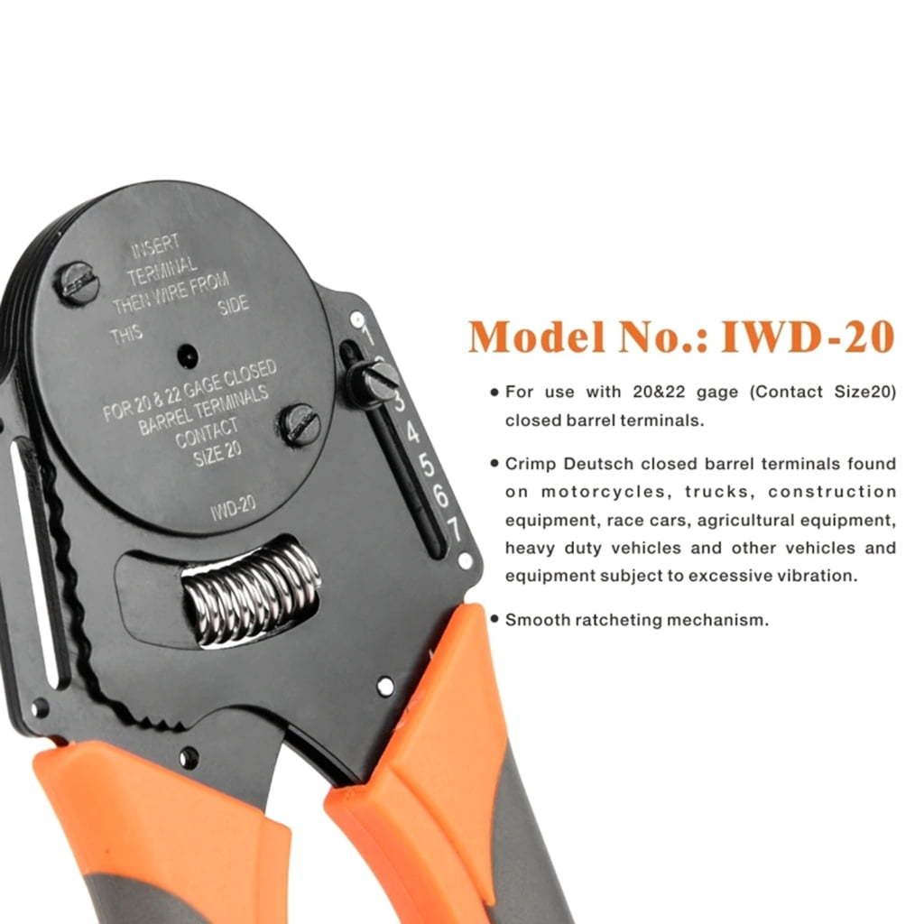 MOMOJIA Strong Closed Crimper Tool Crimpings Plier for Home Fixes Vehicle Maintenance