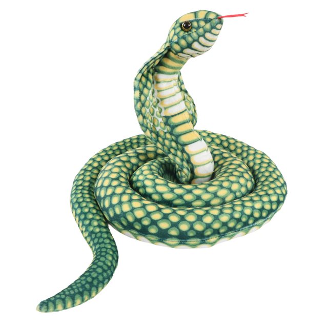 Plush Snake Doll Toy,Soft Comfortable PP Cotton Stuffed Terrifying Snake Toy for Kids Children