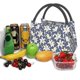 thumbnail image 3 of Fotbe Lilies Flowers Bolsa Térmica Portátil con Estampado, Bolsa de Entrega de Alimentos Aislada, Bolsa Reutilizable de Gran Capacidad para Comidas y Supermercado, 3 of 6