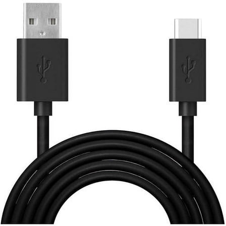 Amzer Type A to USB Type C Reversible Super-Speed Fast Data Sync and Charging Cord, 9.7ft