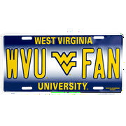 West Virginia WVU FAN novelty vanity license plate