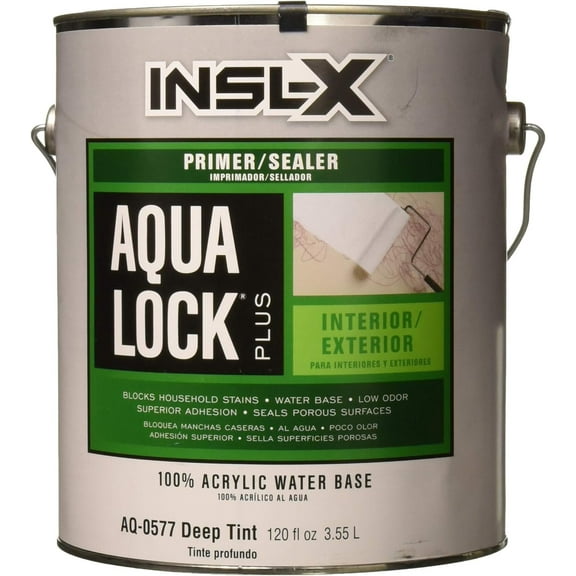 INSL-X Aqua Lock Plus 1 Gal. Deep Tint Acrylic Interior/Exterior Primer Sealer - 1 Each