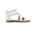 thumbnail image 4 of DREAM PAIRS Girls Gladiator Sandals with Zipper Strappy Sandals Toddler/Little Kid/Big Kid, 4 of 7