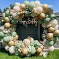 thumbnail image 2 of Kit de arco de guirnalda de globos verdes de aguacate Globo de boda, 2 of 4