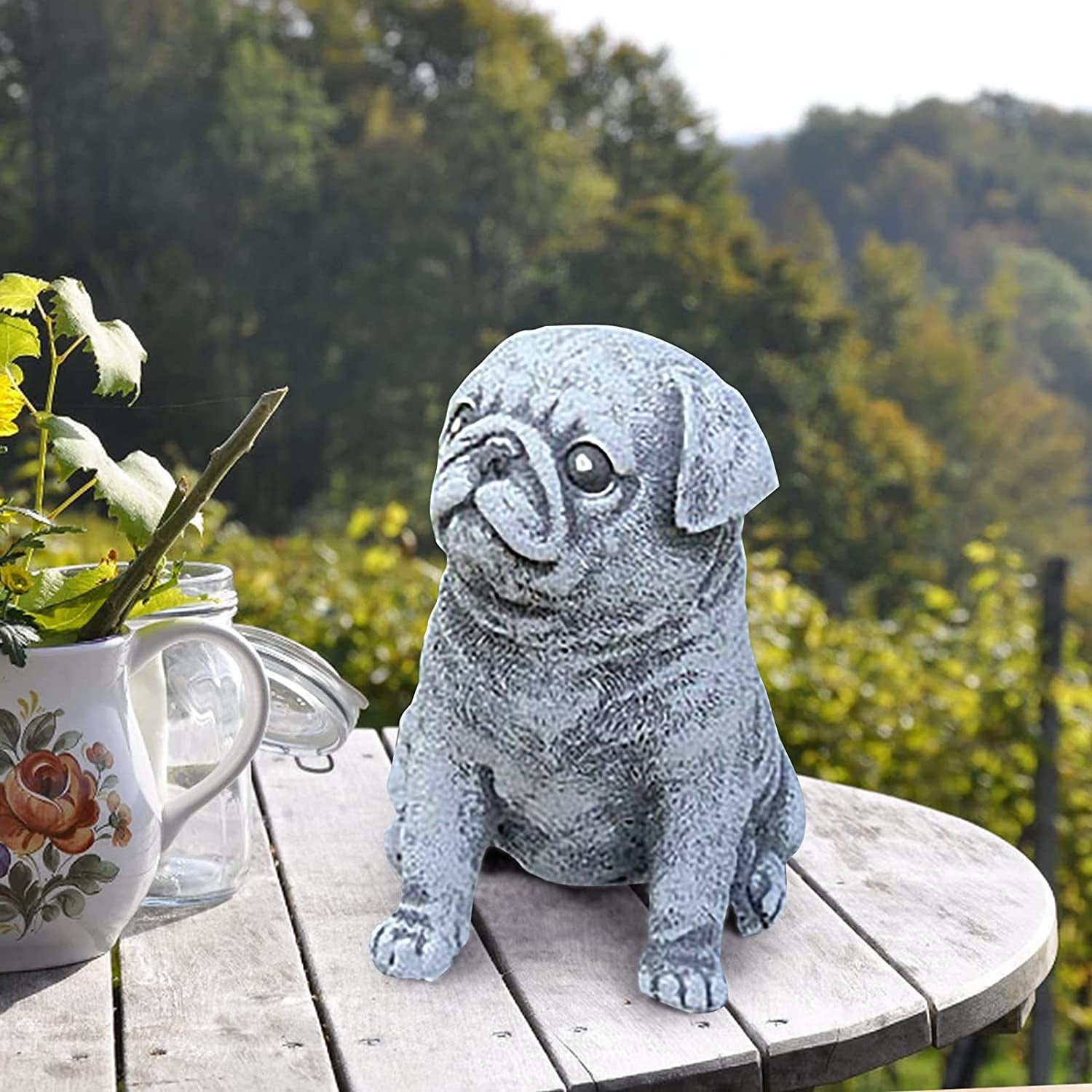 Figurines De Chiens Assis - Solutions De Décoration Personnalisables