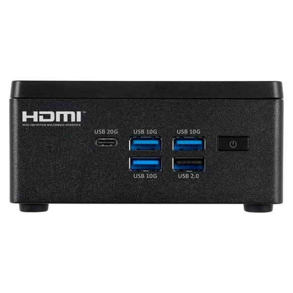Computadora Escritorio ECS Mini PC Z7 PLUS AI Intel Core Ultra 5 125H NPU 33 TOPS 16GB DDR5 SSD 1TB W11H-T WiFi 6E BT 5.3 Gaming casual, trabajo y estudio