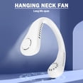 thumbnail image 4 of Ventilador de cuello colgante sin aspas Cómodo ventilador de banda para el cuello para el hogar al aire libre (Blanco D), 4 of 7