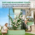 thumbnail image 7 of MOPHOTO 71inch Raised Garden Bed Arched Trellis Galvanized Planter Backyard Box Outdoor for Gardening,Climbing Vegetables,Plants,Flowers(Green), 7 of 7