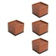 thumbnail image 5 of Elevadores de cama para muebles, elevadores de patas, portátiles, simples, resistentes, antideslizantes, almohadillas para mesa, sofá y gabinete, 4 pi Marrón 75cm, 5 of 9