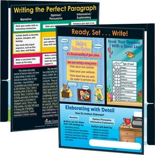 Really Good Stuff® Writing Process Tri-Fold 3-Pocket student Folders - Set  of 12