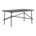 thumbnail image 1 of ZUO Table Basse Modern en Acier et MDF Ireland en Finition Brun Foncé, 1 of 1