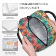 thumbnail image 3 of Rateoe Hawaii Palms Pattern Lunch Bag Women, Lunch Box, Lunch Bag, Small Leakproof Lunch Tote Large Capacity Reusable Insulated Cooler Lunch Container, 3 of 6