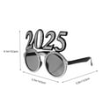 COCHLOUS New Year Eyeglasses Fancy 2025 New Year Graduation Party