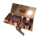thumbnail image 1 of Caja de regalo de flores rellenable, cajas de embalaje i Heart U, con tapas, forma de letra i Oro, 1 of 9