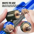 thumbnail image 6 of FATFOX Universal Adjustable Steering Wheel Lock - Anti-Theft Vehicle Security Device for Cars, Trucks, SUVs & Vans Blue, 6 of 6