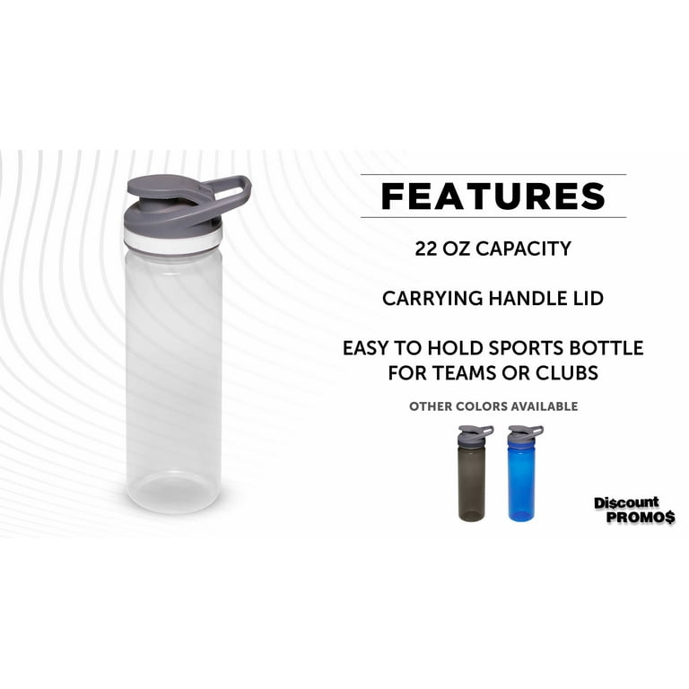 22 oz Water Bottles Bulk Plastic Water Bottles Reusable Water