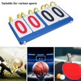 thumbnail image 1 of Score Flipper, Tennis de Mesa Tablero de Mesa Impermeable 3/4 dígitos para balones de Voleibol de fútbol(38 * 23 * 6cm-4 dígitos) Amonsee No, 1 of 6